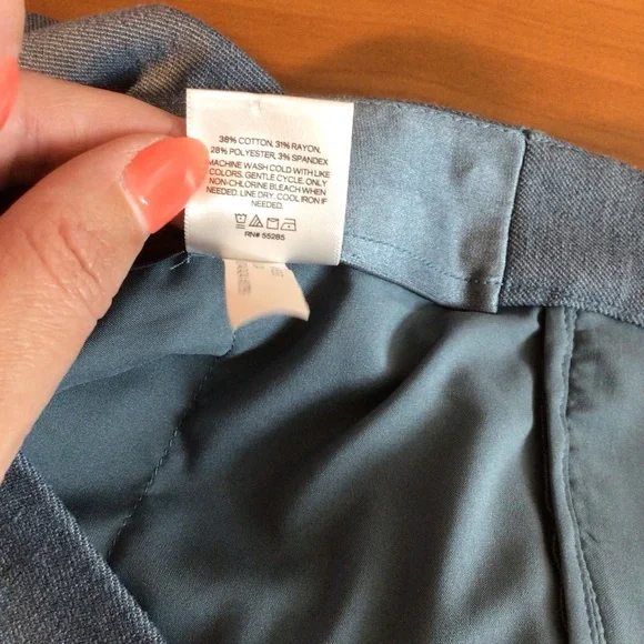 Women’s Express Editor High Waisted Trouser Flare Pant Size 14L - Picture 8 of 12